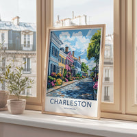 Charleston Poster | South Carolina Wall Art | America Decor