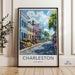 Charleston Poster | South Carolina Wall Art | America Decor