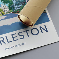 Charleston Poster | South Carolina Wall Art | America Decor