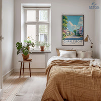 Charleston Poster | South Carolina Wall Art | America Decor