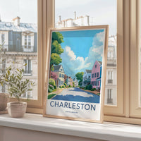Charleston Poster | South Carolina Wall Art | America Decor