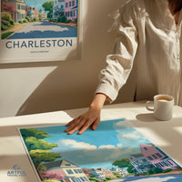 Charleston Poster | South Carolina Wall Art | America Decor