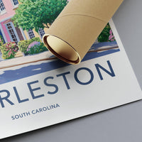 Charleston Poster | South Carolina Wall Art | America Decor