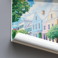 Charleston Poster | South Carolina Wall Art | America Decor