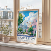 Charleston Poster | South Carolina Wall Art | America Decor
