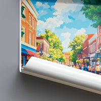 Charlottesville Poster - Virginia Wall Art