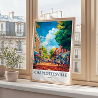 Charlottesville Poster - Virginia Wall Art