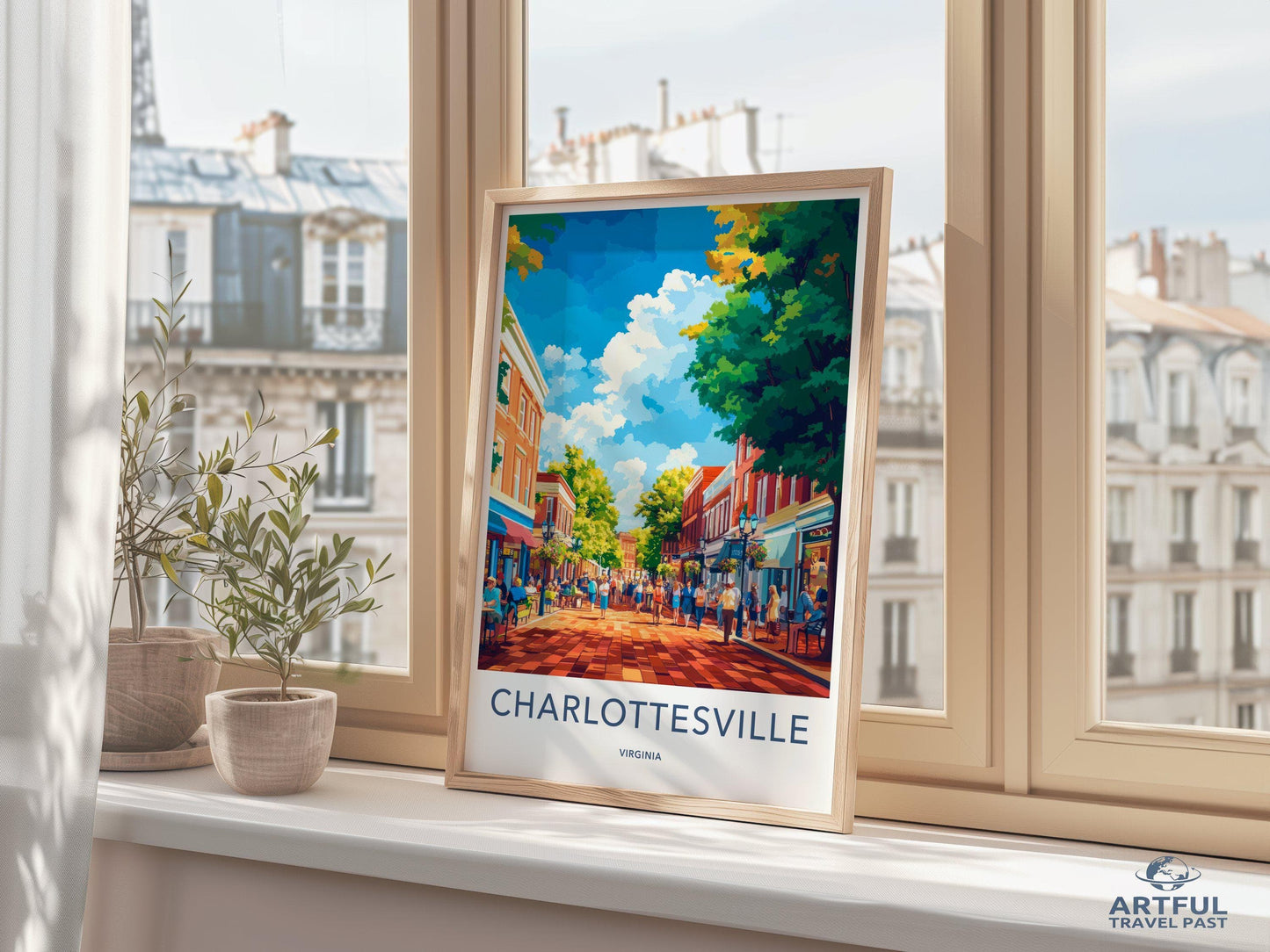 Charlottesville Poster - Virginia Wall Art