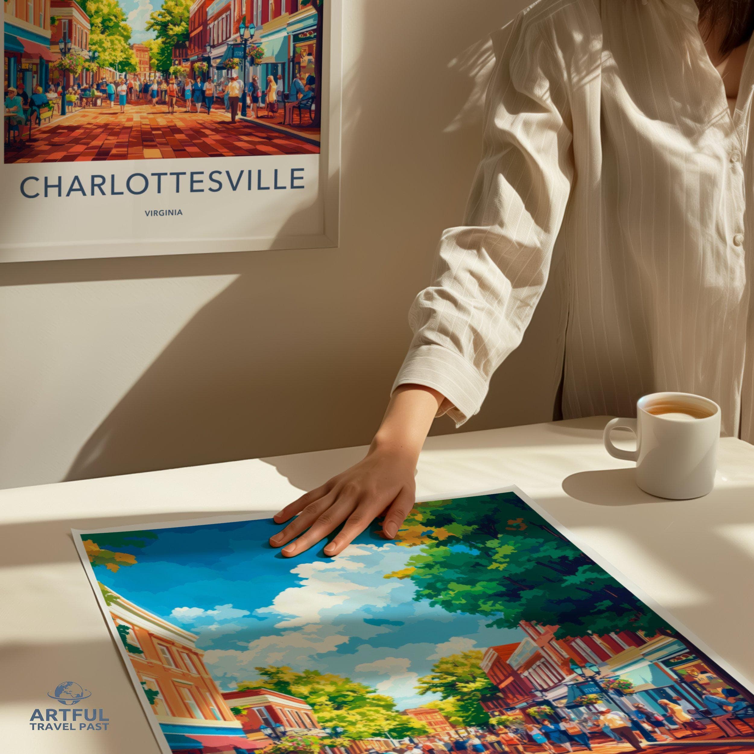 Charlottesville Poster - Virginia Wall Art
