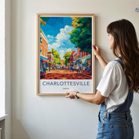 Charlottesville Poster - Virginia Wall Art