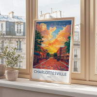 Charlottesville Poster - Virginia Wall Art
