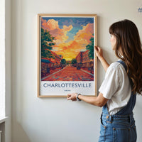 Charlottesville Poster - Virginia Wall Art