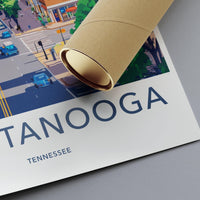 Chattanooga Poster - Tennessee Wall Art