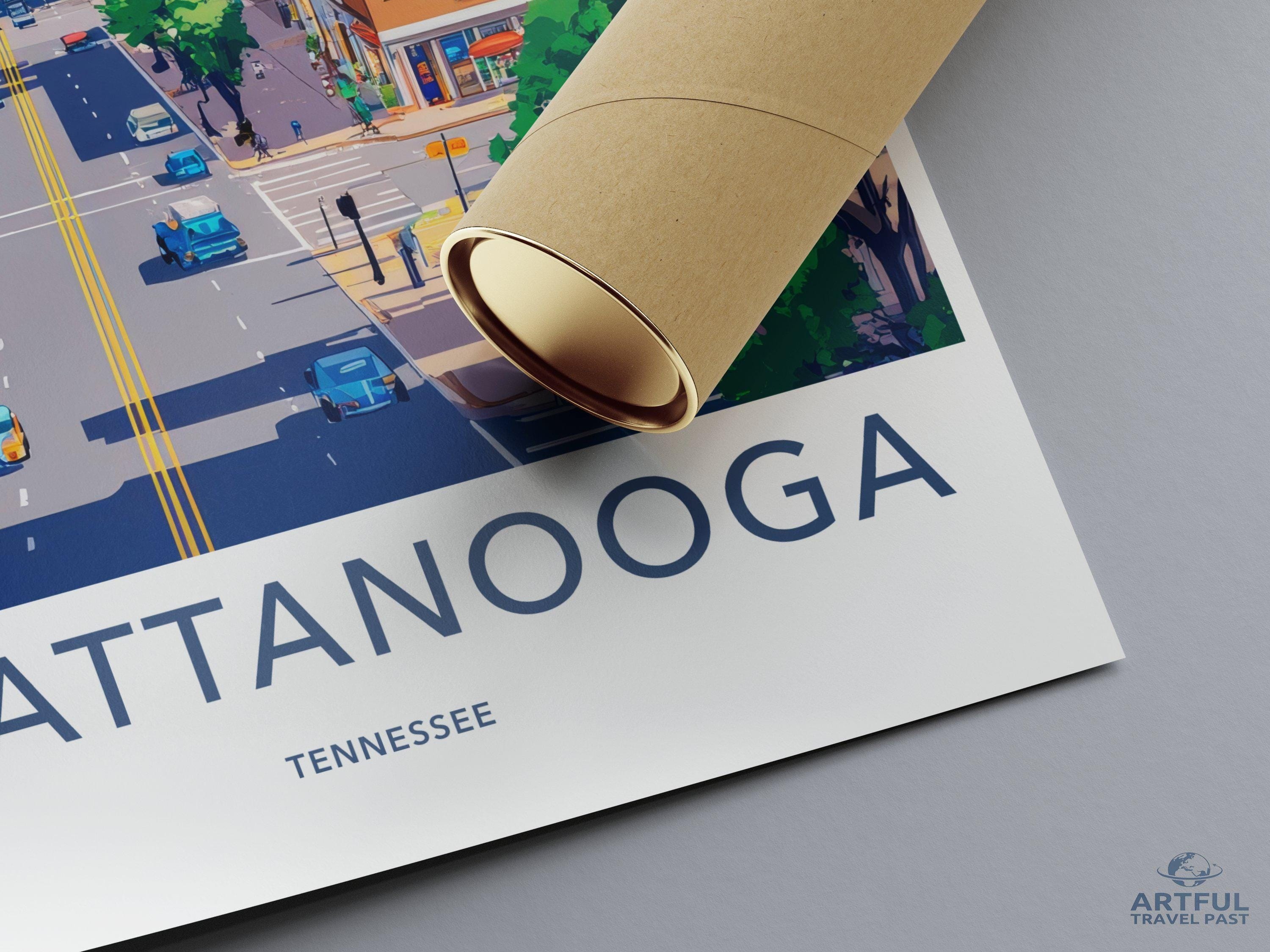 Chattanooga Poster - Tennessee Wall Art