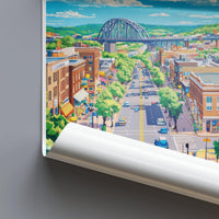 Chattanooga Poster - Tennessee Wall Art