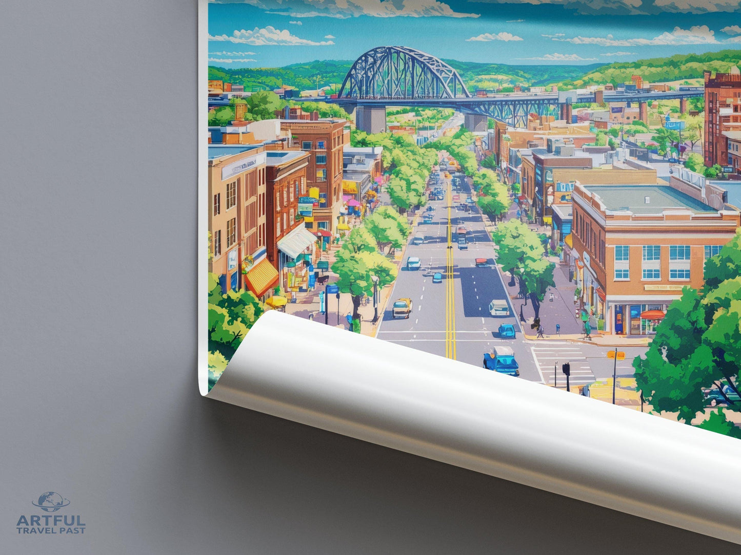 Chattanooga Poster - Tennessee Wall Art