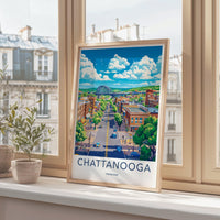 Chattanooga Poster - Tennessee Wall Art