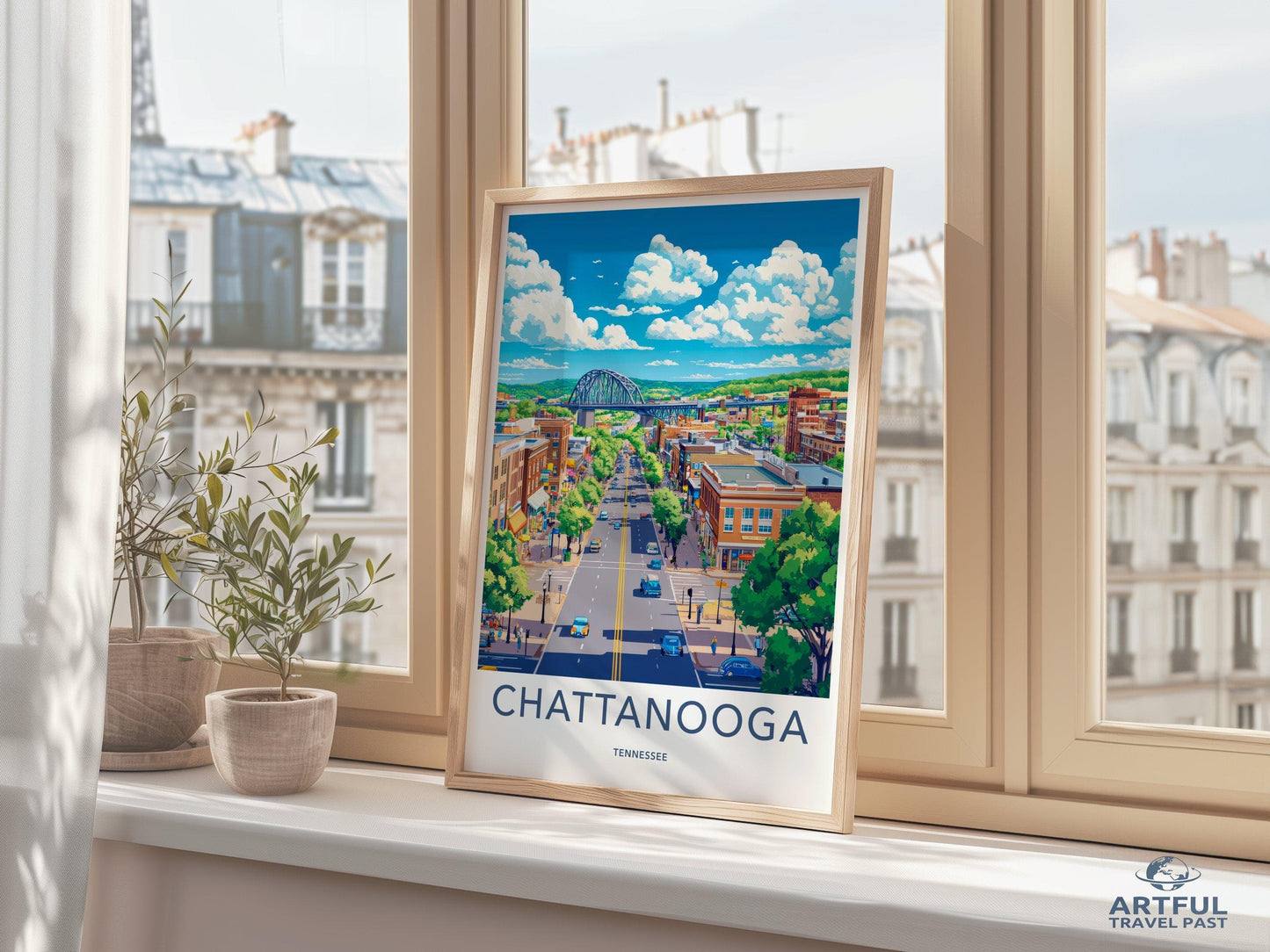 Chattanooga Poster - Tennessee Wall Art