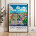Chattanooga Poster - Tennessee Wall Art