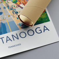 Chattanooga Poster - Tennessee Wall Art