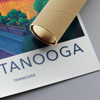 Chattanooga Poster - Tennessee Wall Art