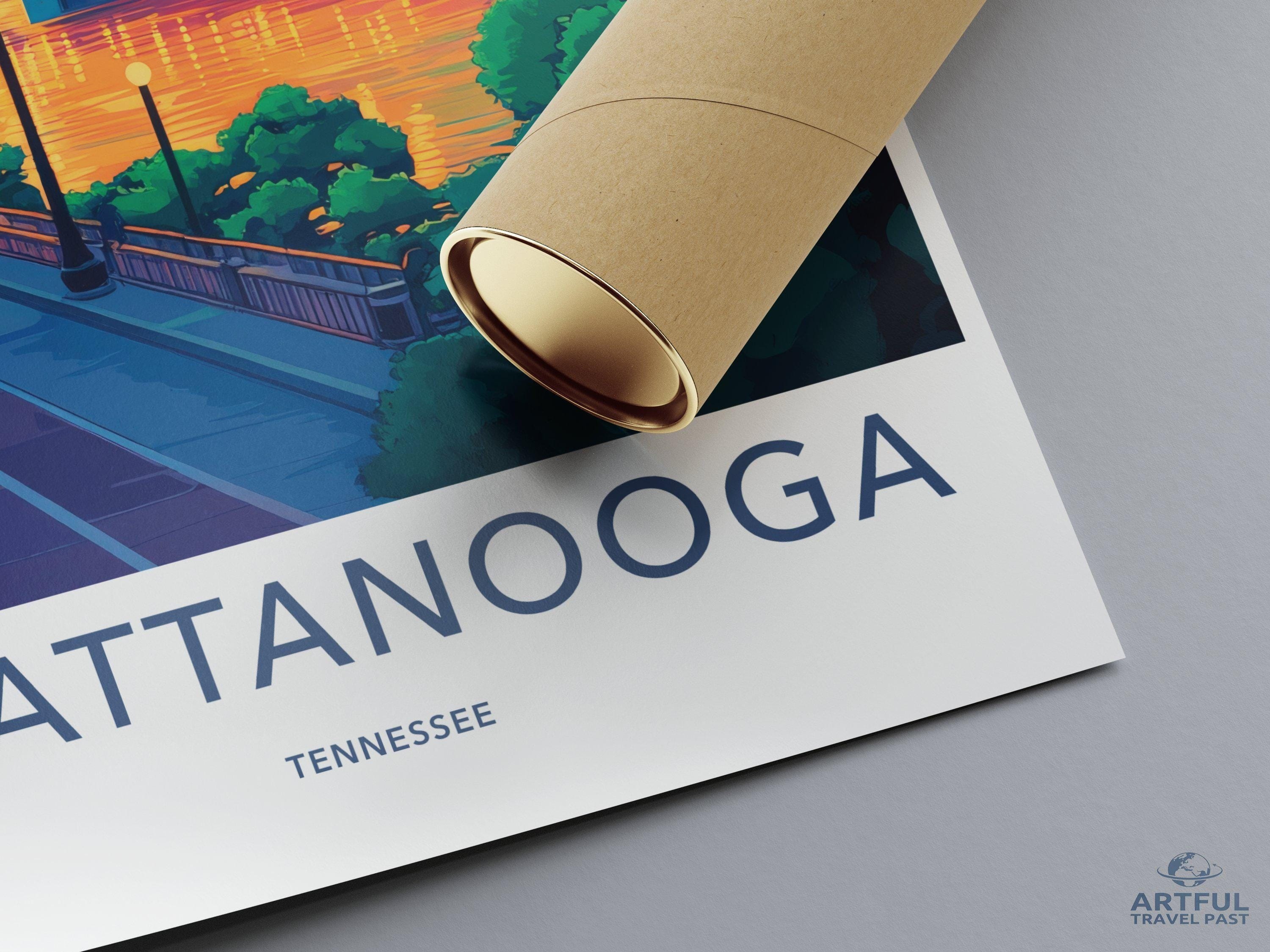 Chattanooga Poster - Tennessee Wall Art