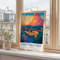 Chattanooga Poster - Tennessee Wall Art