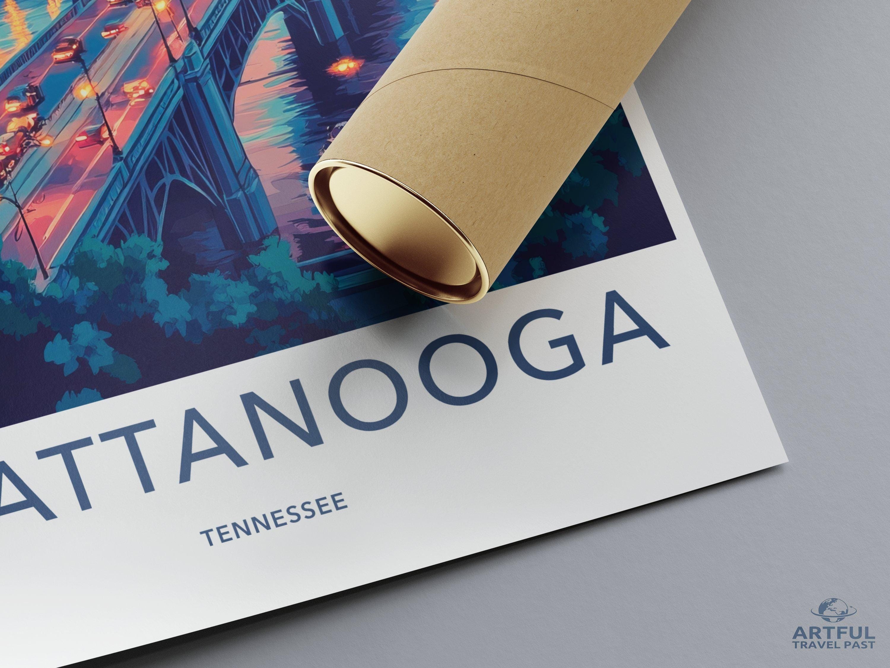Chattanooga Poster - Tennessee Wall Art