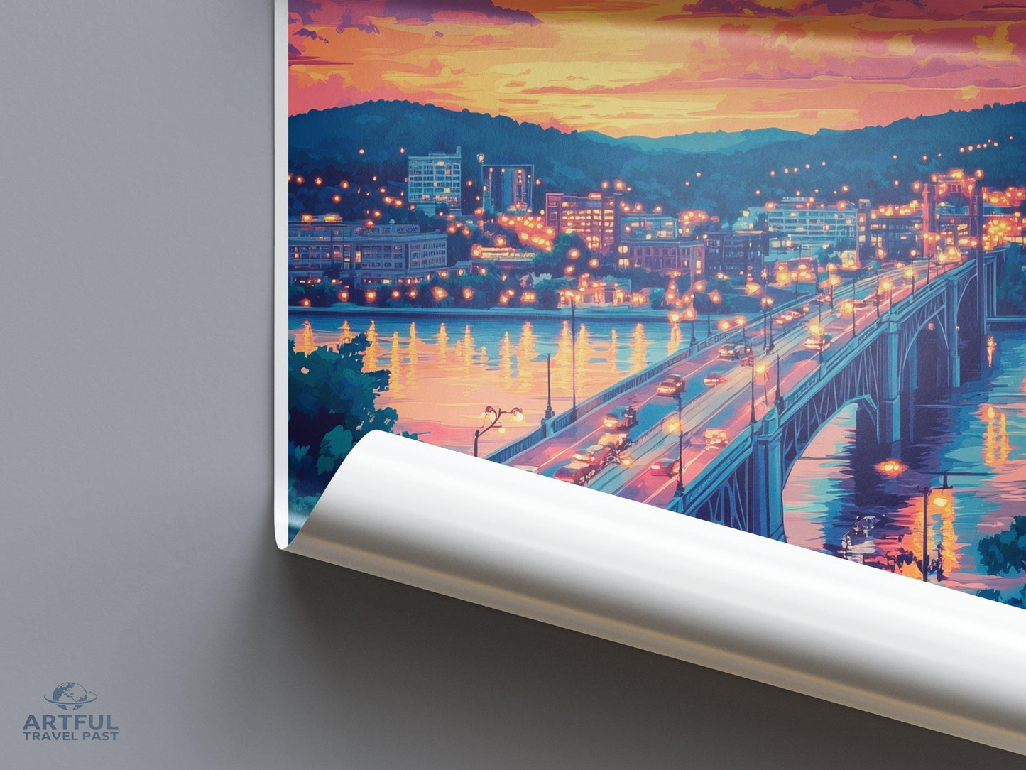 Chattanooga Poster - Tennessee Wall Art