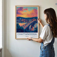 Chattanooga Poster - Tennessee Wall Art