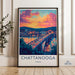 Chattanooga Poster - Tennessee Wall Art