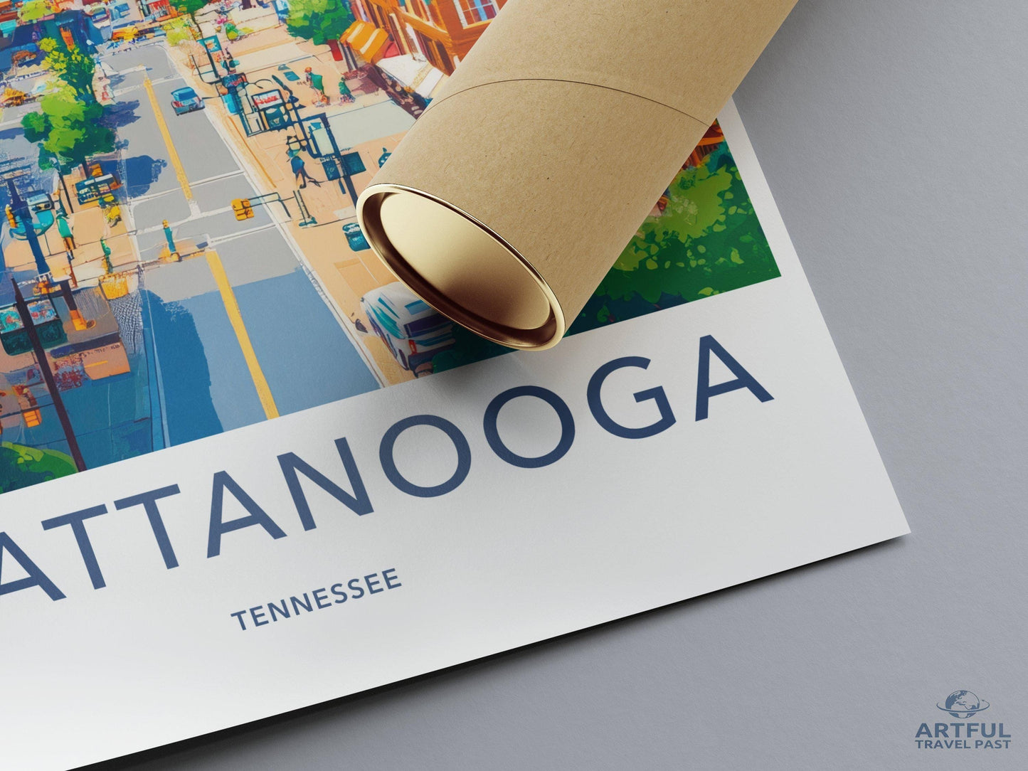 Chattanooga Poster | Tennessee Wall Art | America Decor