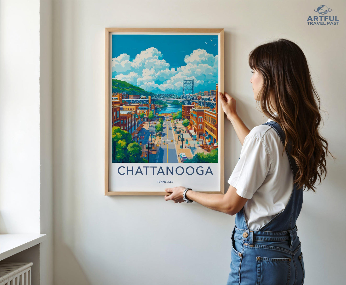 Chattanooga Poster | Tennessee Wall Art | America Decor