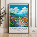 Chattanooga Poster | Tennessee Wall Art | America Decor
