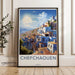 Chefchaouen Poster | Mediterranean Artwork | Morocco Wall Art
