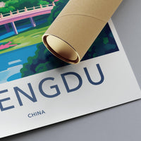 Chengdu Poster - China Wall Art