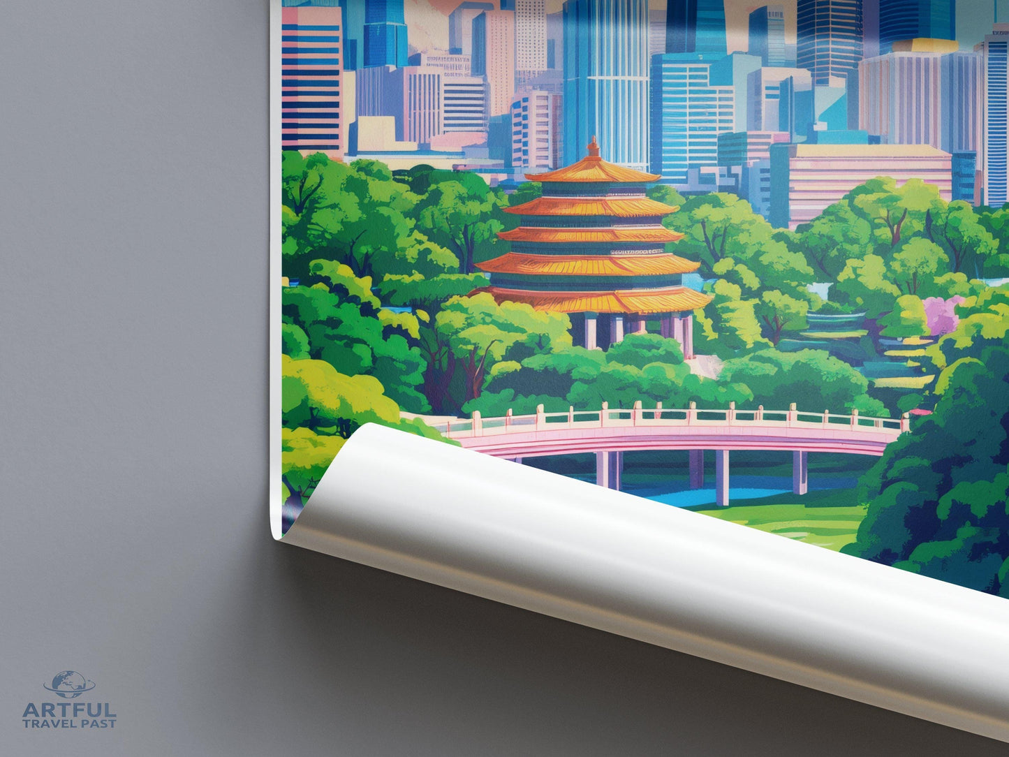 Chengdu Poster - China Wall Art
