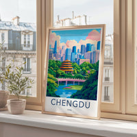 Chengdu Poster - China Wall Art