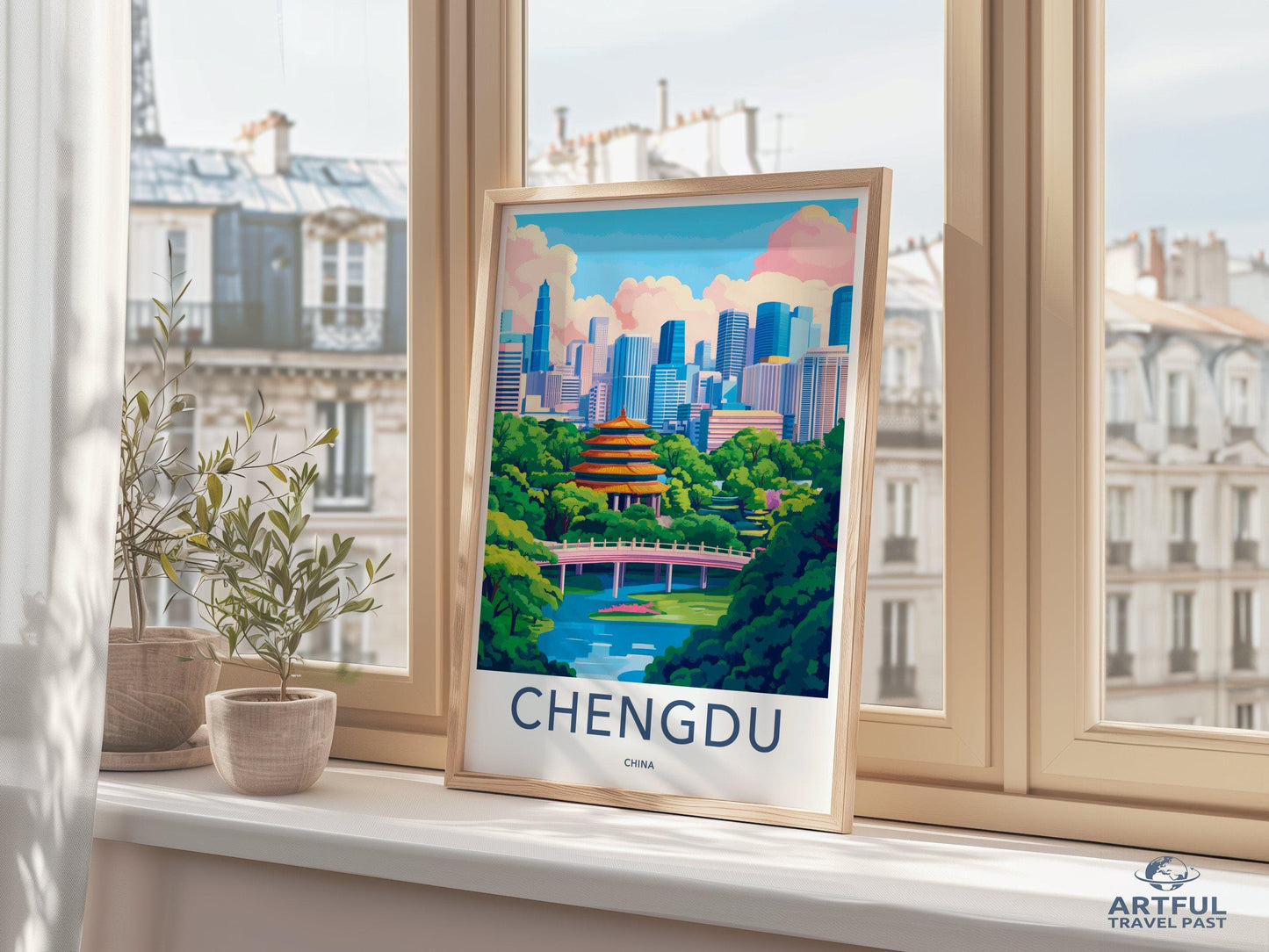 Chengdu Poster - China Wall Art