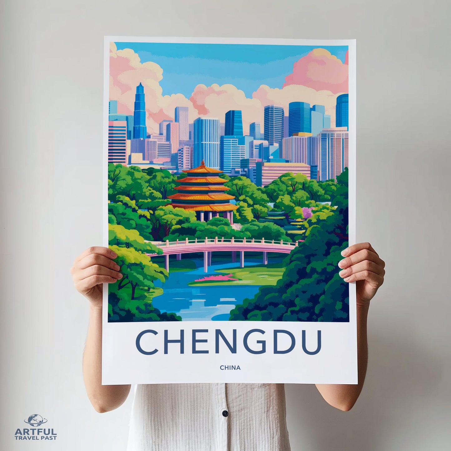Chengdu Poster - China Wall Art