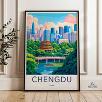 Chengdu Poster - China Wall Art