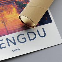 Chengdu Poster - China Wall Art
