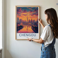 Chengdu Poster - China Wall Art