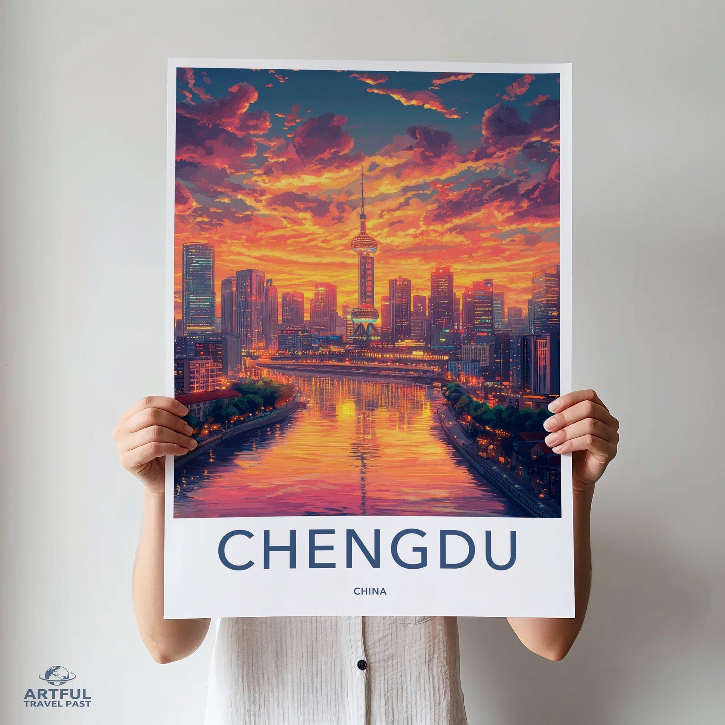 Chengdu Poster - China Wall Art
