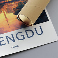 Chengdu Poster - China Wall Art