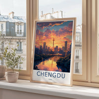 Chengdu Poster - China Wall Art