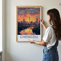 Chengdu Poster - China Wall Art