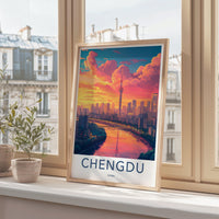 Chengdu Poster - China Wall Art