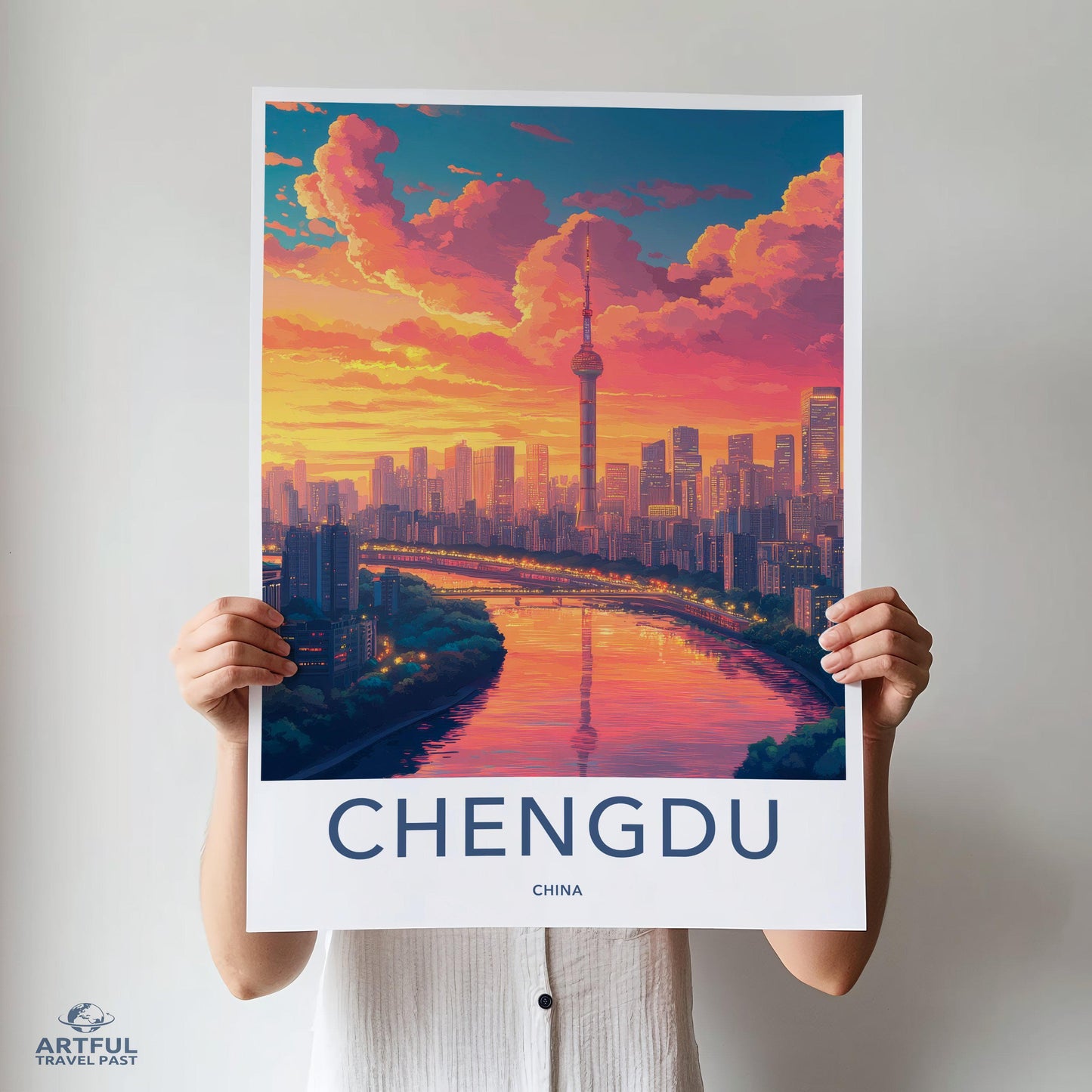 Chengdu Poster - China Wall Art