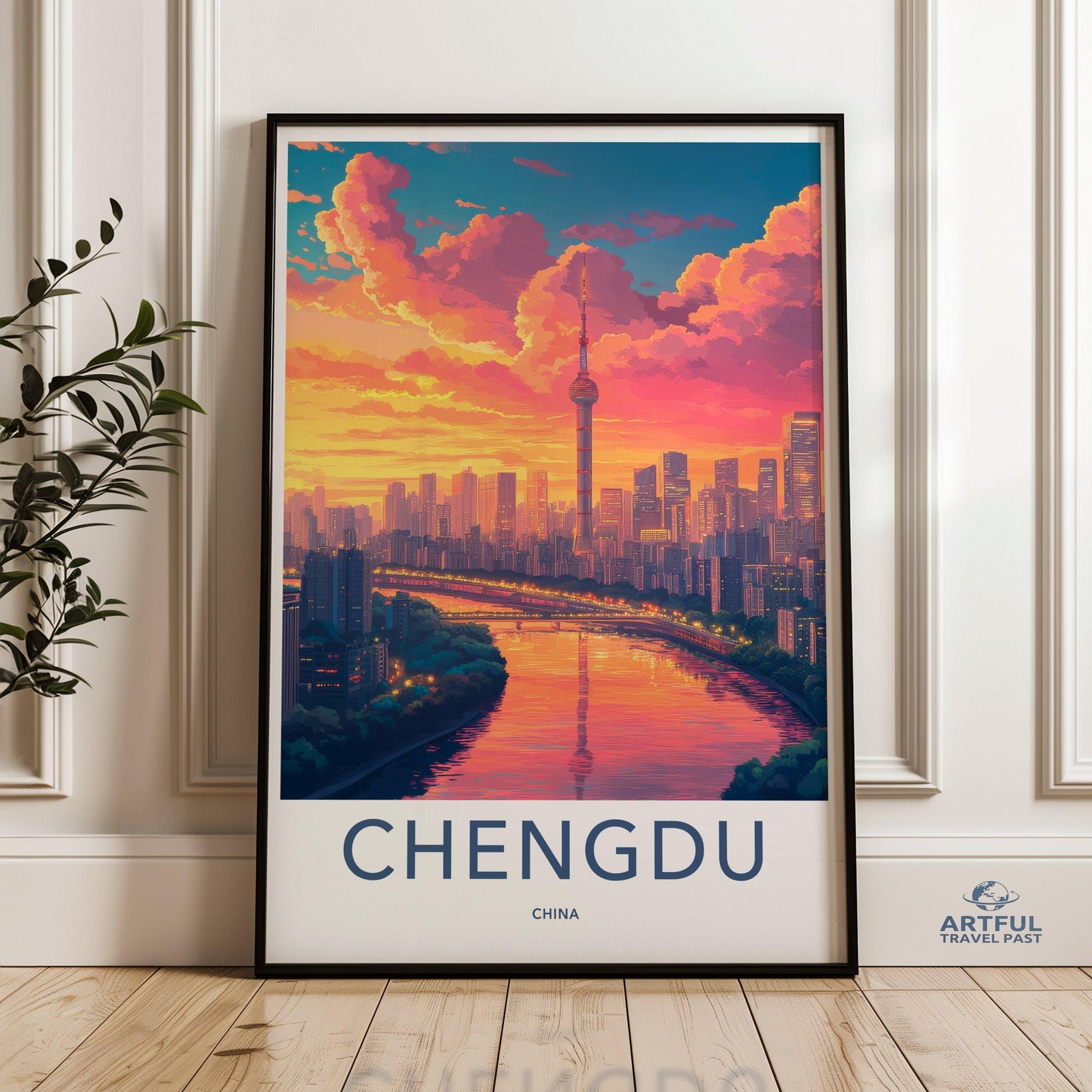 Chengdu Poster - China Wall Art